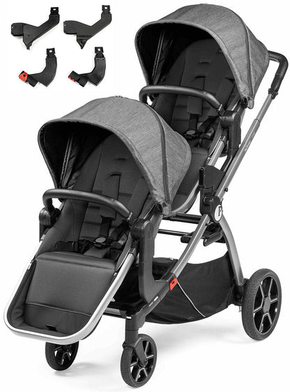 Peg Perego YPSI Double Stroller Bundle - Atmosphere - IP1528NA00MF53DX53-DBL