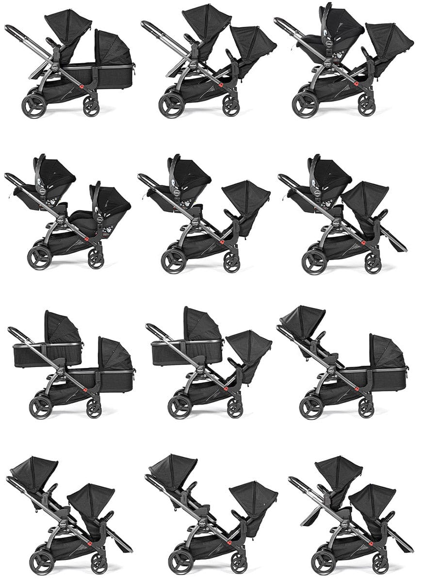 Peg Perego YPSI + Primo Viaggio 4-35 Nido Travel System Bundle - New Life / Mirage Blue - IP1528NA00DS41NX51-TS