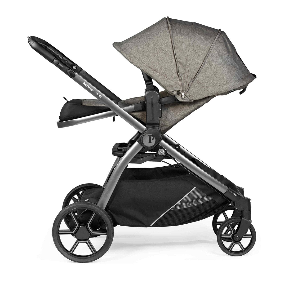 Peg Perego YPSI Single-to-Double Stroller - City Grey - IP1528NA00BA53VG13