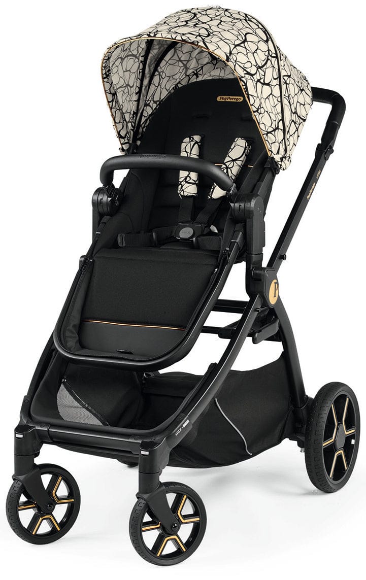 Peg Perego YPSI Single-to-Double Stroller - Graphic Gold - IP1528NA00AB50RO01