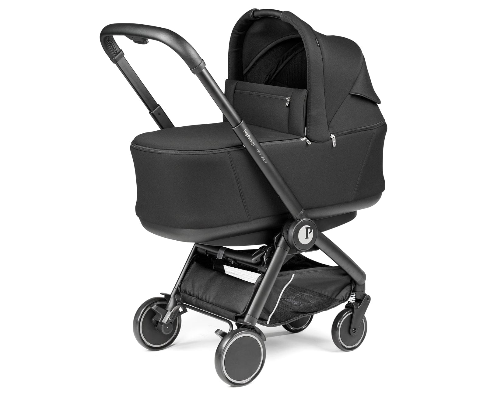 PEG Pop Up Bassinet with Stand for City Loop (One Box) - True Black - IN22000000MO13