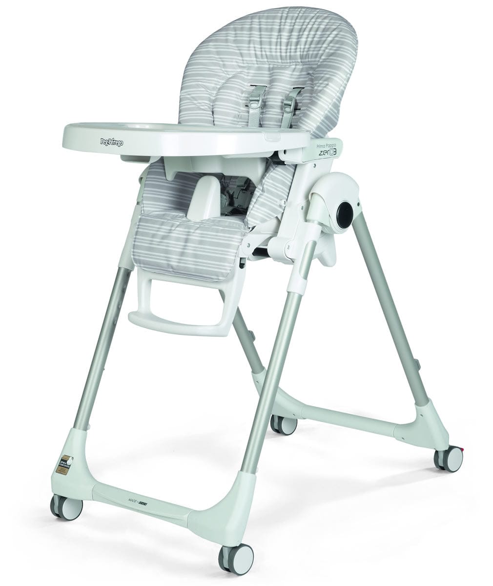 PEG Prima Pappa Zero 3 High Chair - Linear Grey - IMPP03NA04RIG56