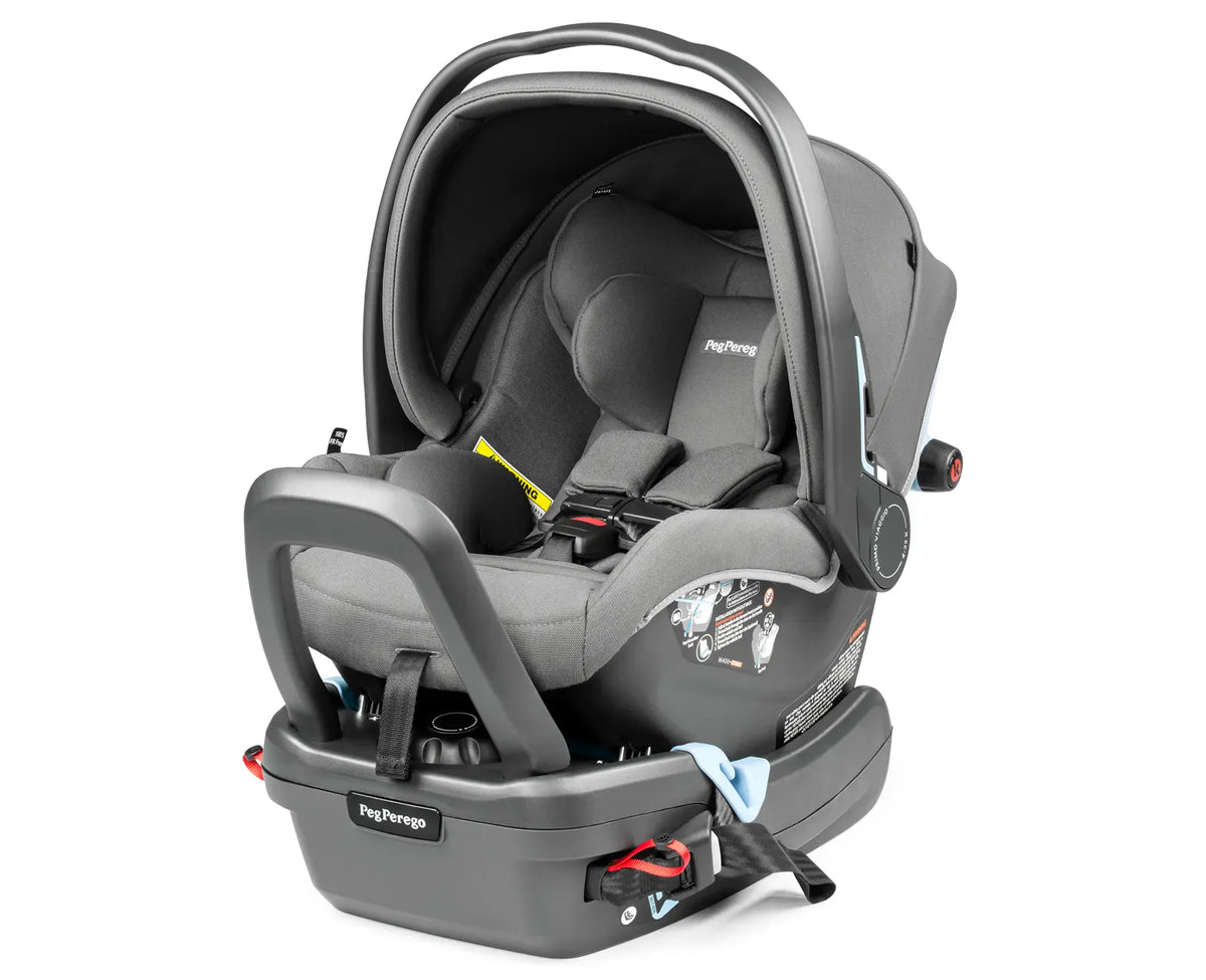 Peg Perego Primo Viaggio infant car seat in grey with base