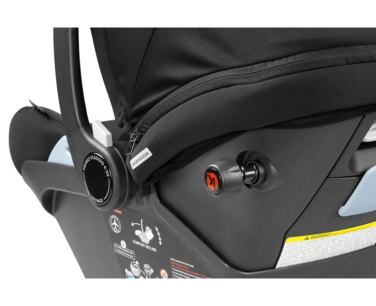 PEG Primo Viaggio Lounge on Wheels - True Black - ICPV00US00MO13