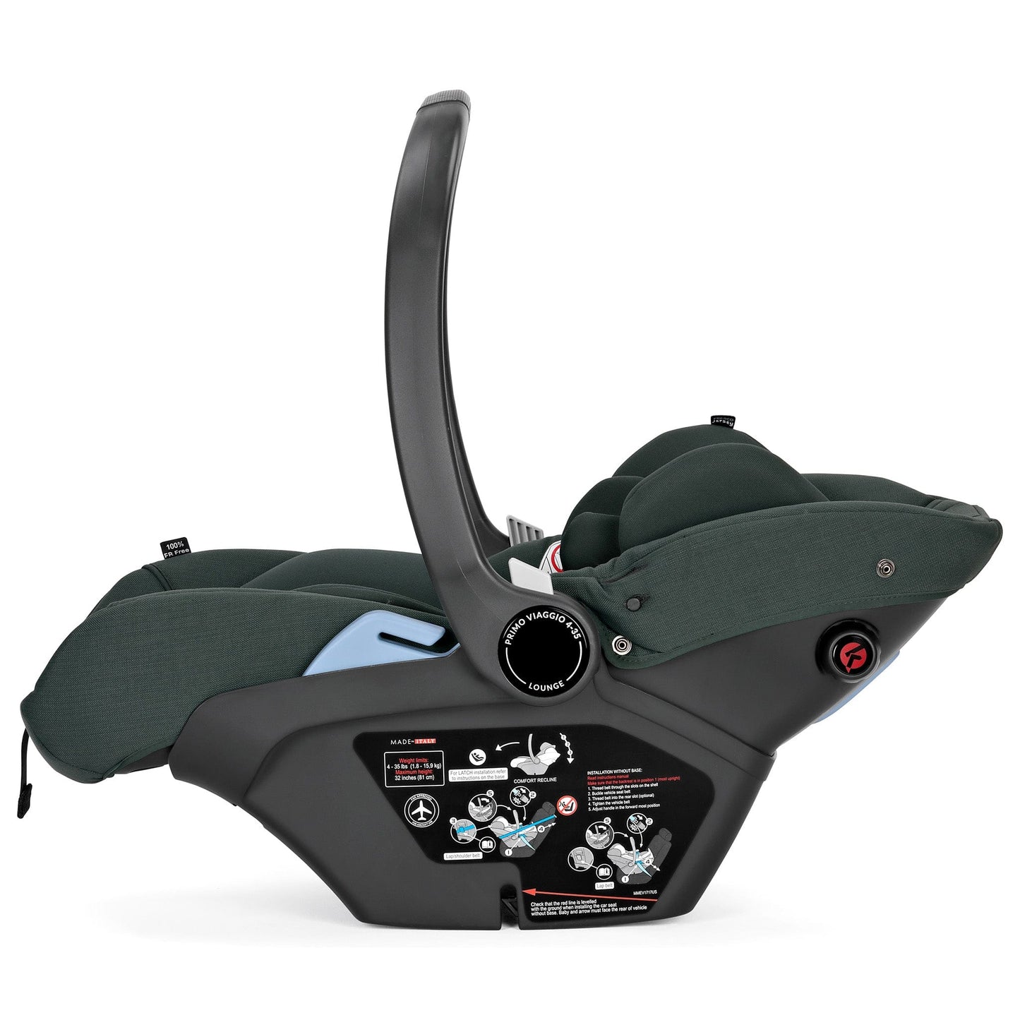 PEG Primo Viaggio Lounge Reclining Infant Car Seat - Metal - IMLO00US00GU64MO64