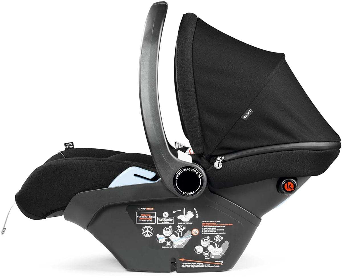 PEG Primo Viaggio Lounge Reclining Infant Car Seat - True Black - IMLO00US00GU13MO13