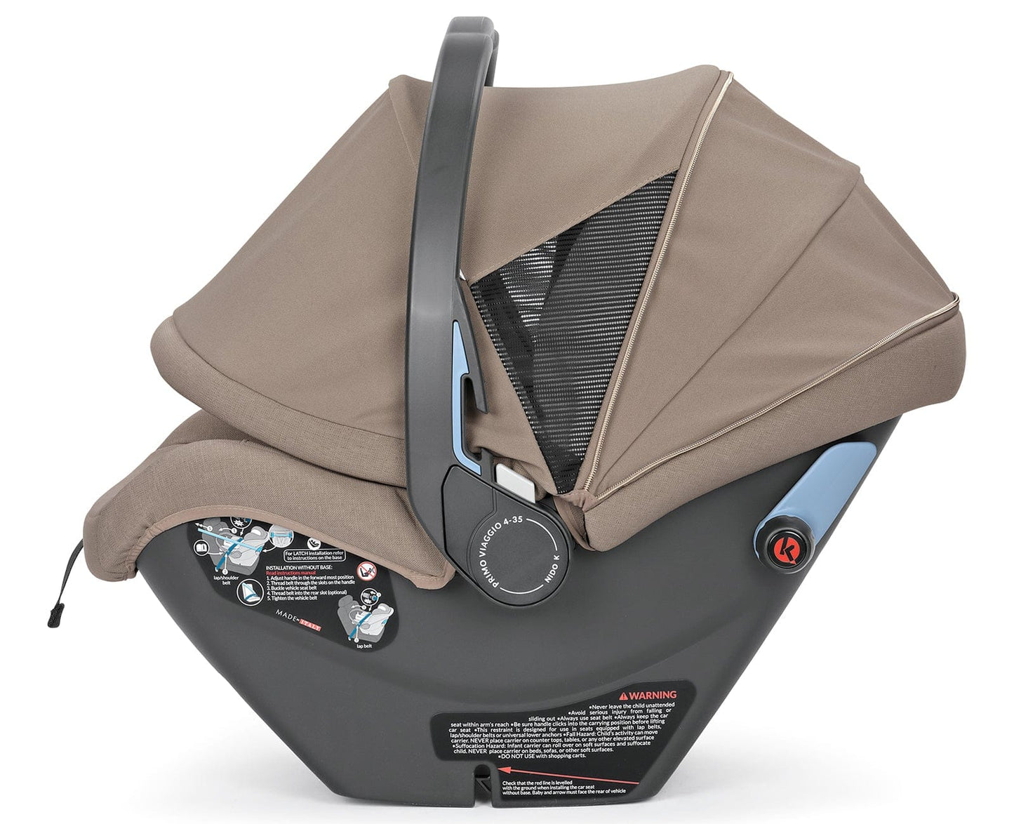 PEG Primo Viaggio Nido Infant Car Seat - Pine Bark - IMPV07US00GU36MO36