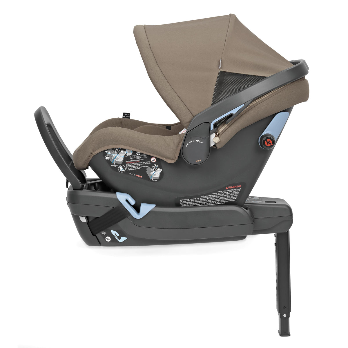Peg Perego Primo Viaggio Nido infant car seat with base in brown