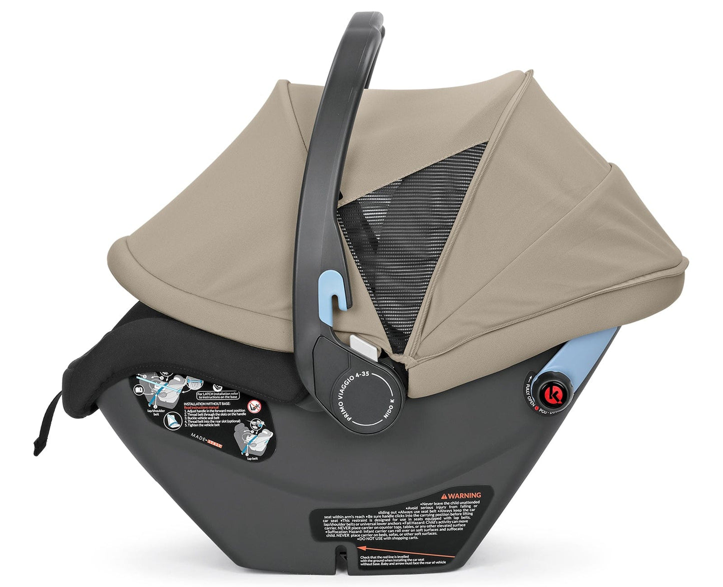 PEG Primo Viaggio Nido Infant Car Seat - Vanilla Blend - IMPV07US00GU13MO26