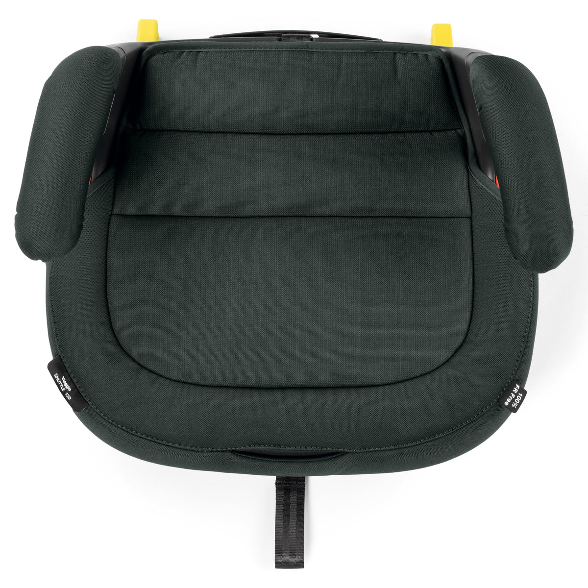 Top view of Peg Perego Viaggio Shuttle 120 booster car seat in black