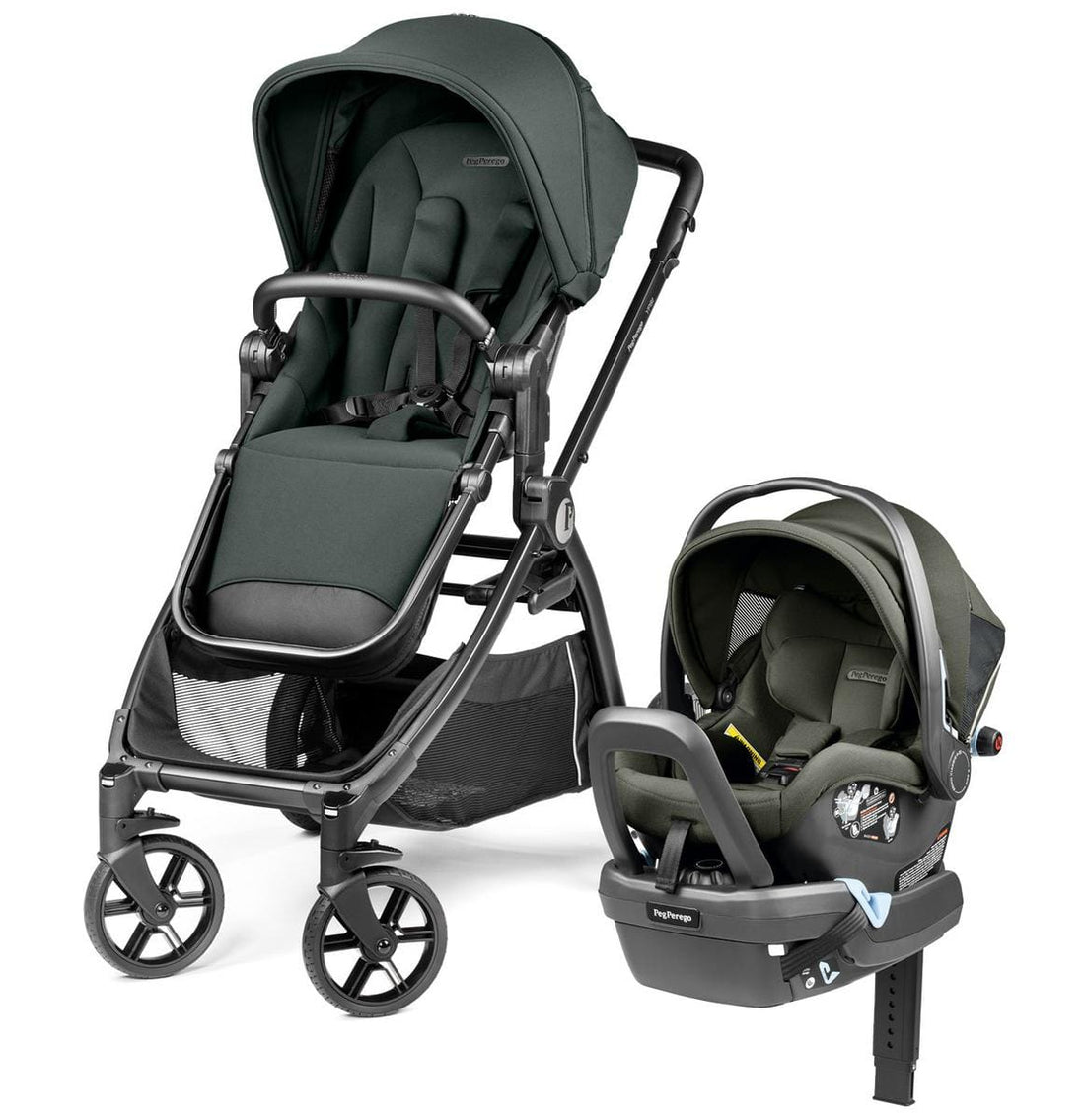 PEG YPSI 2025 + Primo Viaggio Nido Travel System Bundle - Metal / Metal - IP38000000MO64GU64-IMPV07US00GU64MO64