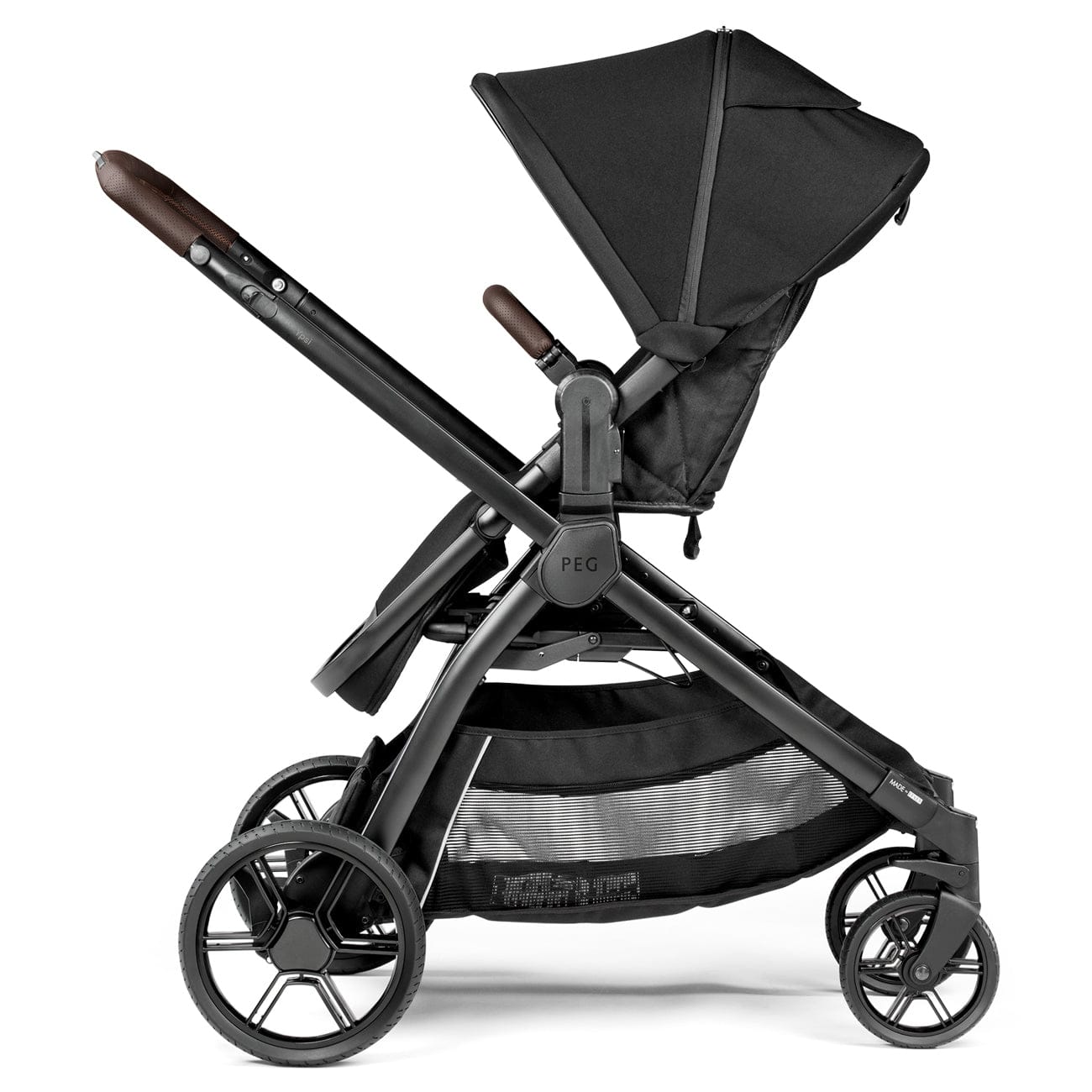 PEG YPSI Single-to-Double Stroller 2025 - True Black - IP38000000MO13