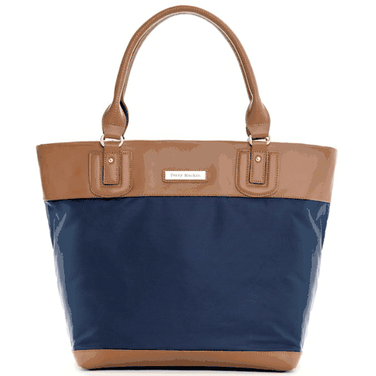 Perry Mackin Alexis Diaper Bag in Navy - ALEXISNAVY