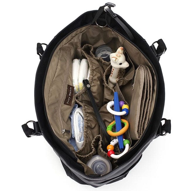 Perry Mackin Harper Diaper Bag in Black - HARPERBLACK