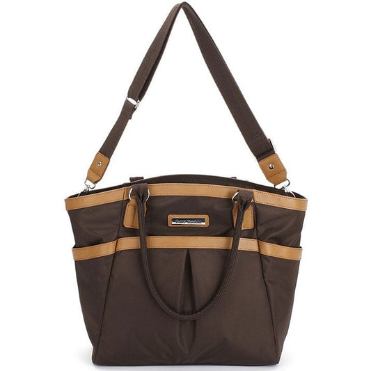 Perry Mackin Harper Diaper Bag in Brown - HARPERBROWN