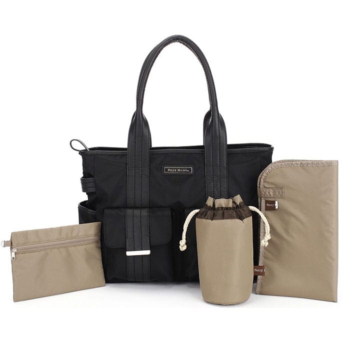 Perry Mackin Zoey Diaper Bag in Black - 1002BLK
