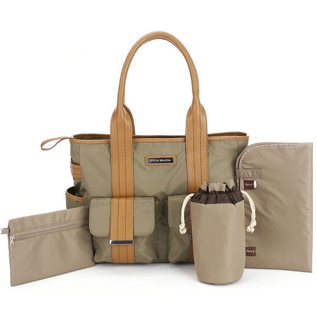 Perry Mackin Zoey Diaper Bag in Olive - 1002OLV