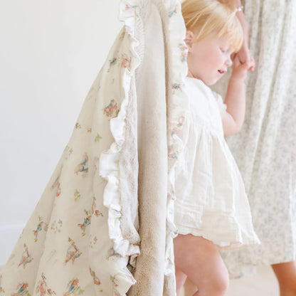 Saranoni Peter Rabbit Muslin Lush Blanket - Girl