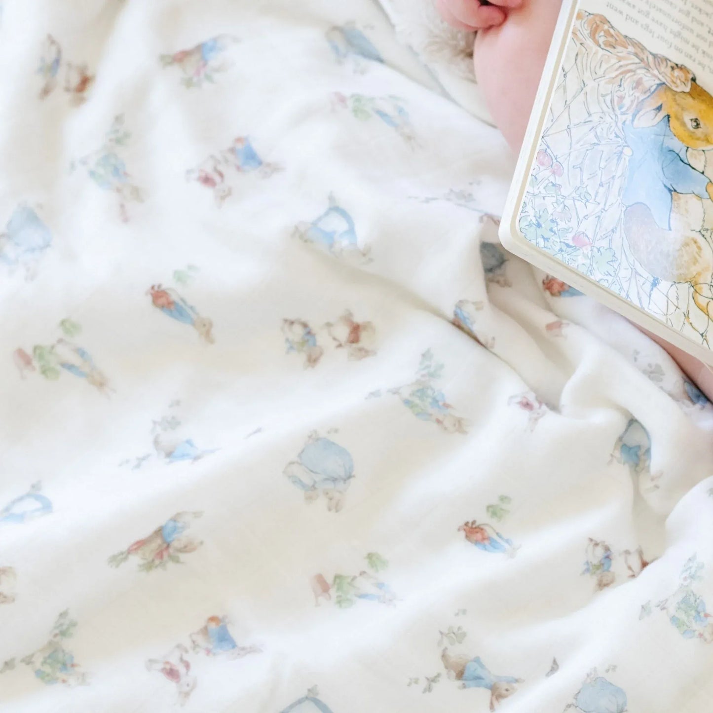 Saranoni Peter Rabbit Muslin Lush Blanket - Boy