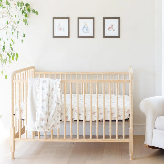 Saranoni Peter Rabbit Crib Sheet - Girl