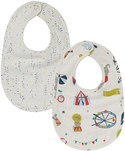 Petit Pehr Bibs, Set of 2 - Big Top / Showers - BSBIM