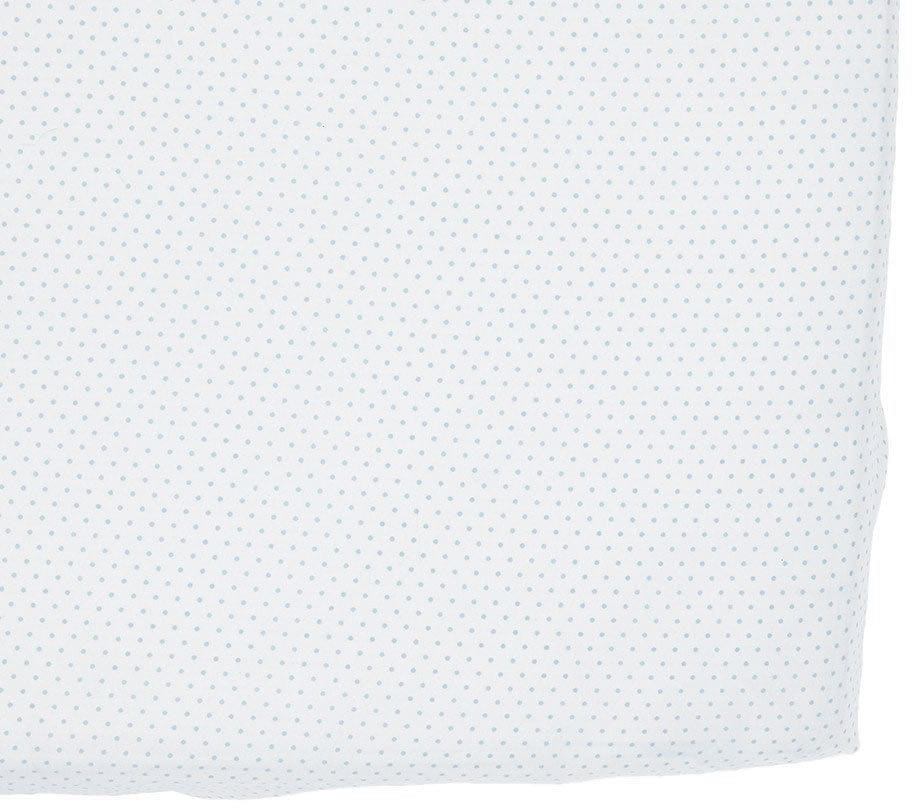 Petit Pehr Crib Sheet - Pin Dot Light Blue - PINCS02