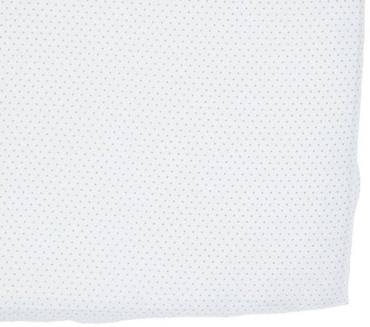 Petit Pehr Crib Sheet - Pin Dot Light Blue