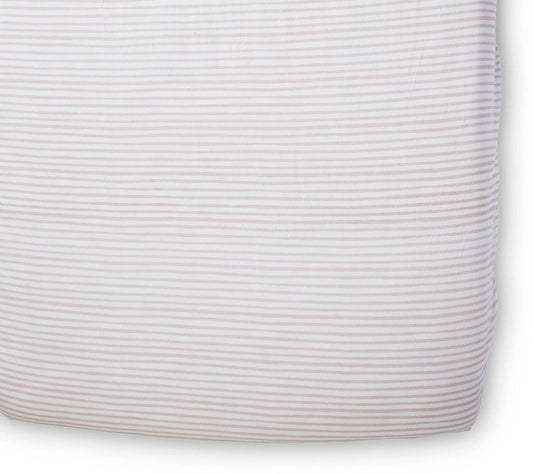 Petit Pehr Crib Sheet - Stripes Away Petal - STPACS01