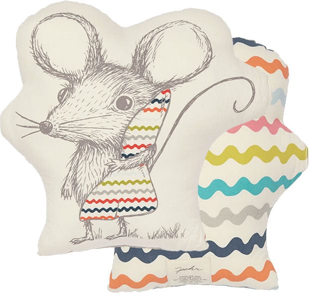 Petit Pehr Novelty Pillow - Sleepy Time Mouse - MOUPL01