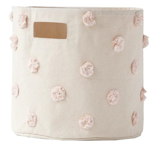 Petit Pehr Pom Pom Basket - Bin - Blush - PPB01
