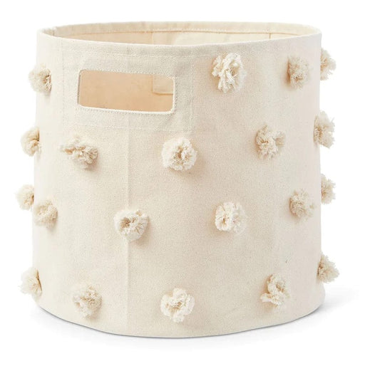 Petit Pehr Pom Pom Basket - Bin - Natural - PPB07