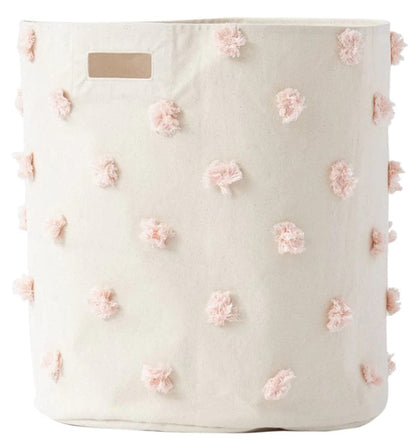 Petit Pehr Pom Pom Basket - Hamper - Blush - PPH01