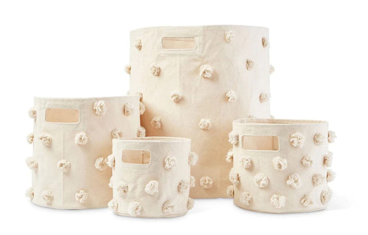 Petit Pehr Pom Pom Basket - Hamper - Natural - PPH07