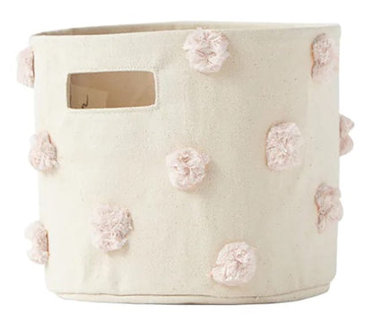 Petit Pehr Pom Pom Basket - Mini - Blush - PPM01