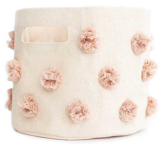 Petit Pehr Pom Pom Basket - Mini - Peony - PPM31