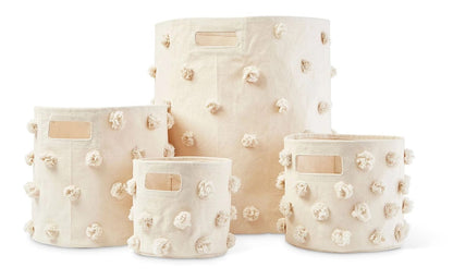 Petit Pehr Pom Pom Basket - Pint - Natural - PPPT07