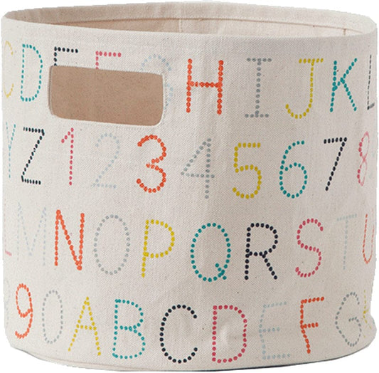 Petit Pehr Pom Pom Pint Storage Basket - Alphabet - ALPHPT01
