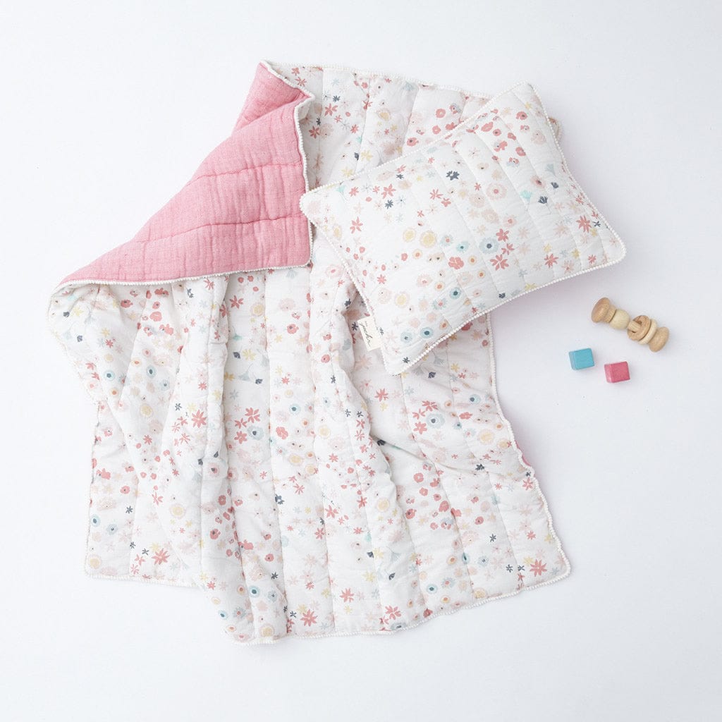 Petit Pehr Quilted Blanket - Meadow - MWQBKT