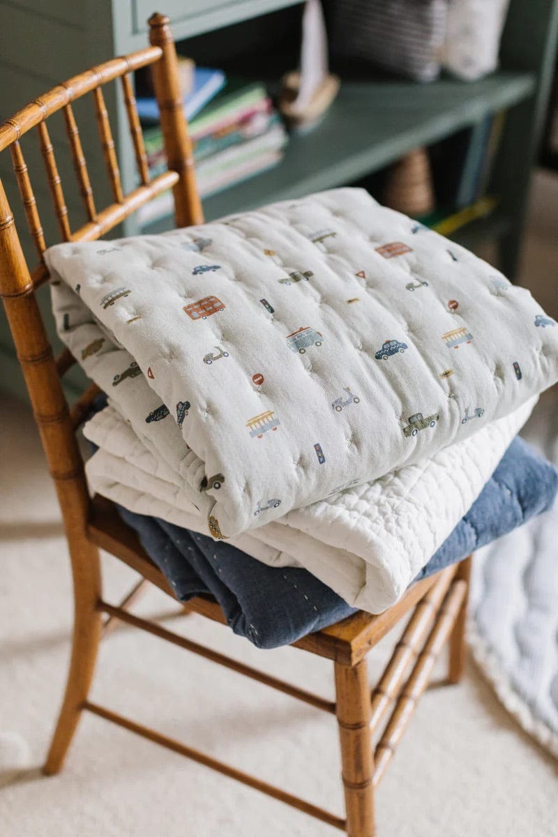 Petit Pehr Quilted Chambray Blanket - Rush Hour - N1031186