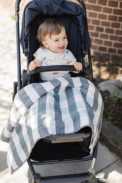 Petit Pehr Sidekick Stroller Blanket - Sea - N1030114
