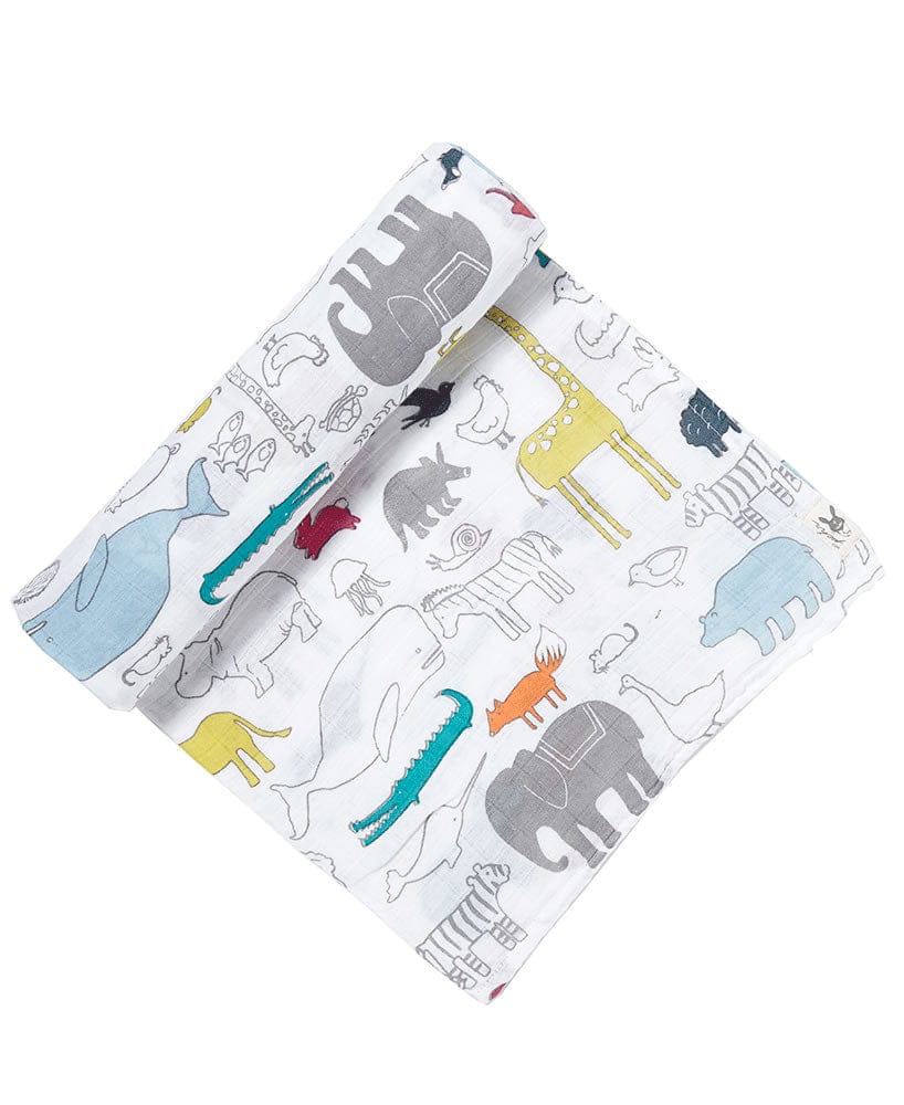 Petit Pehr Wrap Me Up Swaddle - Noah's Ark - NASWM