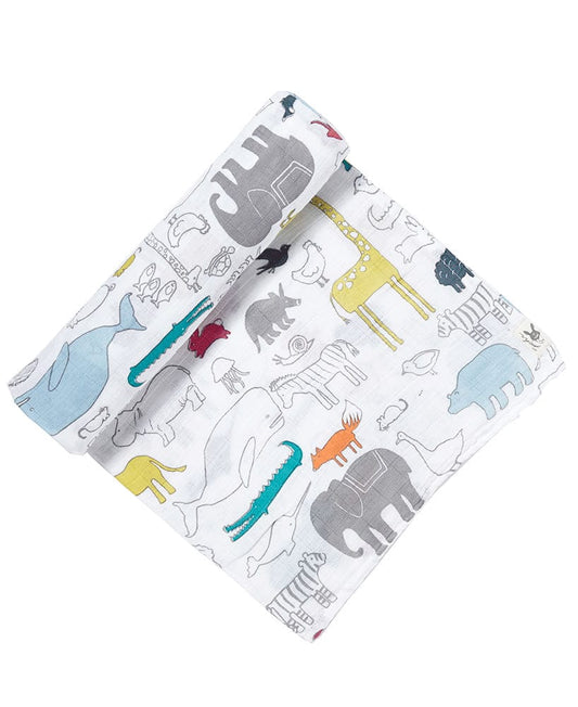 Petit Pehr Wrap Me Up Swaddle - Noah's Ark - NASWM