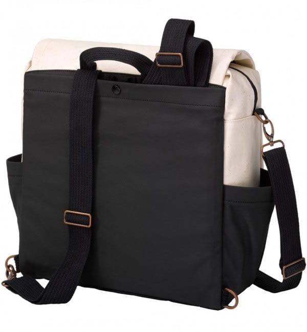 Petunia Pickle Bottom Boxy Backpack Diaper Bag  - Birch/Black - BBCB-523-00