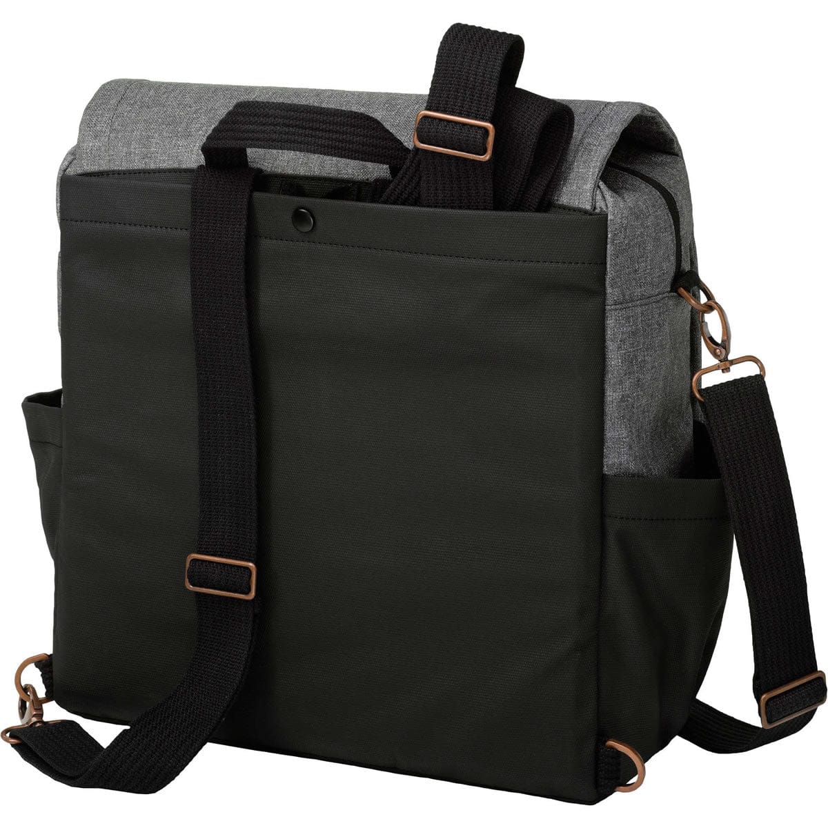 Petunia Pickle Bottom Boxy Backpack Diaper Bag  - Graphite/Black - BBCB-544-00