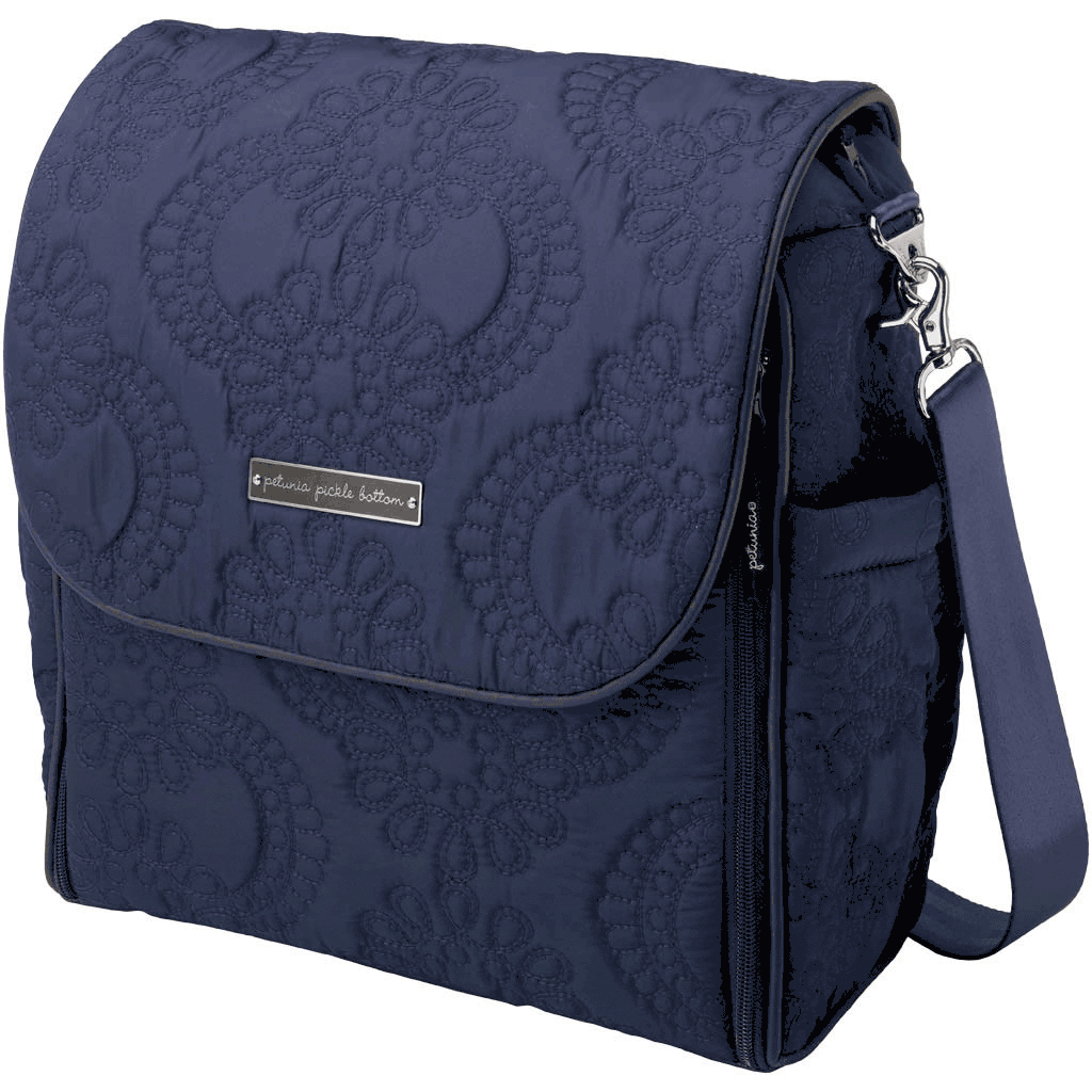 Petunia Pickle Bottom Boxy Backpack Diaper Bag in Waterloo Stop - PP-BB-WATERLOO