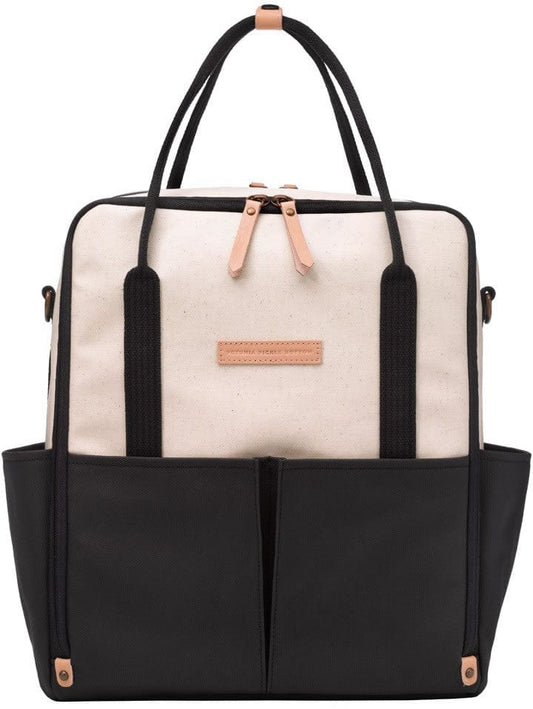 Petunia Pickle Bottom Inter-Mix Backpack Diaper Bag  - Birch/Black - XBCB-523-01