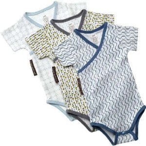 Petunia Pickle Bottom Organic 3 pk Bodysuits Boys 3-6 Months - GSSS-21-225