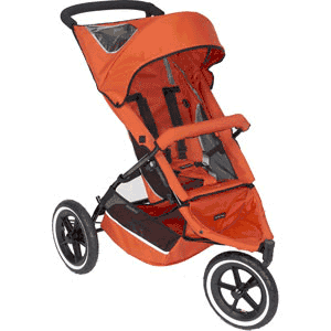 Phil & Ted E3 Buggy Single in Orange - 7-1050044