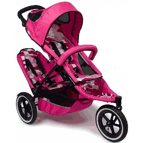 Phil & Ted Four In One Sport V2 Buggy Stroller With Doubles Kit in Pink Camo - 1.06E+14