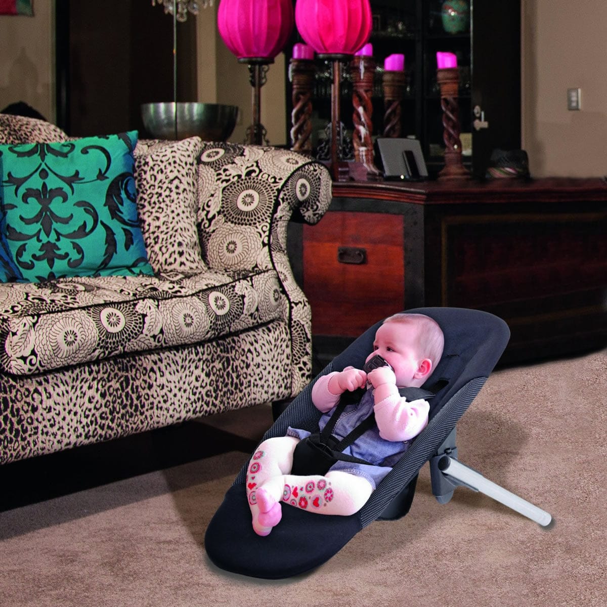 Phil & Ted's Face-to-Face Parent Facing Seat for Navigator Stroller - Black - RFS-V1-5